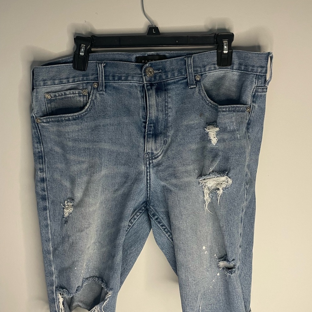 Distressed Denim Jeans